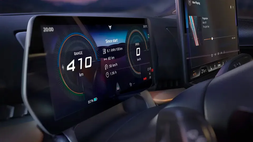 Elettronauti - Cupra Tavascan Endurance - Dark Grey - Esterno - Vista anteriore a tre quarti