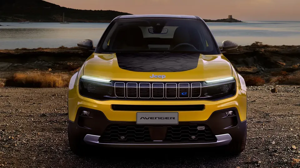 Elettronauti - Jeep Avenger Electric 50.8kWh - Giallo - Esterno - Vista anteriore a tre quarti