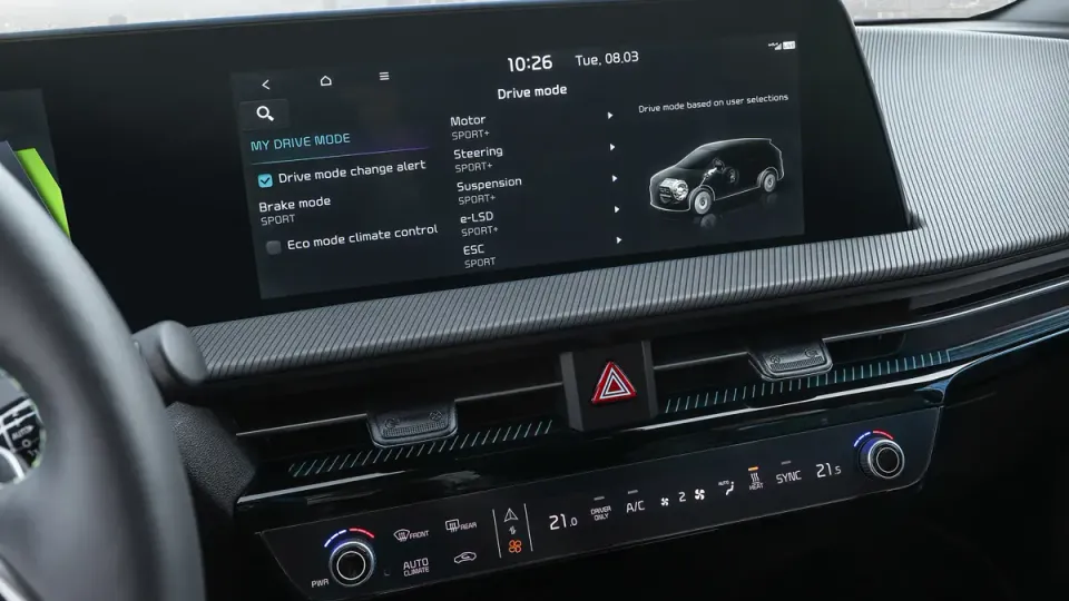 Elettronauti - Kia EV6 GT - Plancia - Vista della plancia