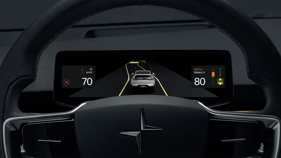 Elettronauti - Polestar 3 Long Range Dual Motor - Infotainment - Vista della plancia