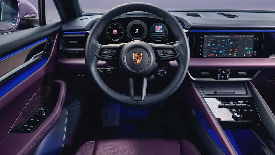 Elettronauti - Porsche Macan 4 - Plancia - Vista della plancia