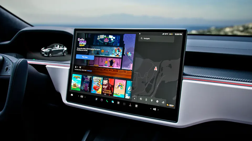 Elettronauti - Tesla Model S Model S Plaid - infotainment