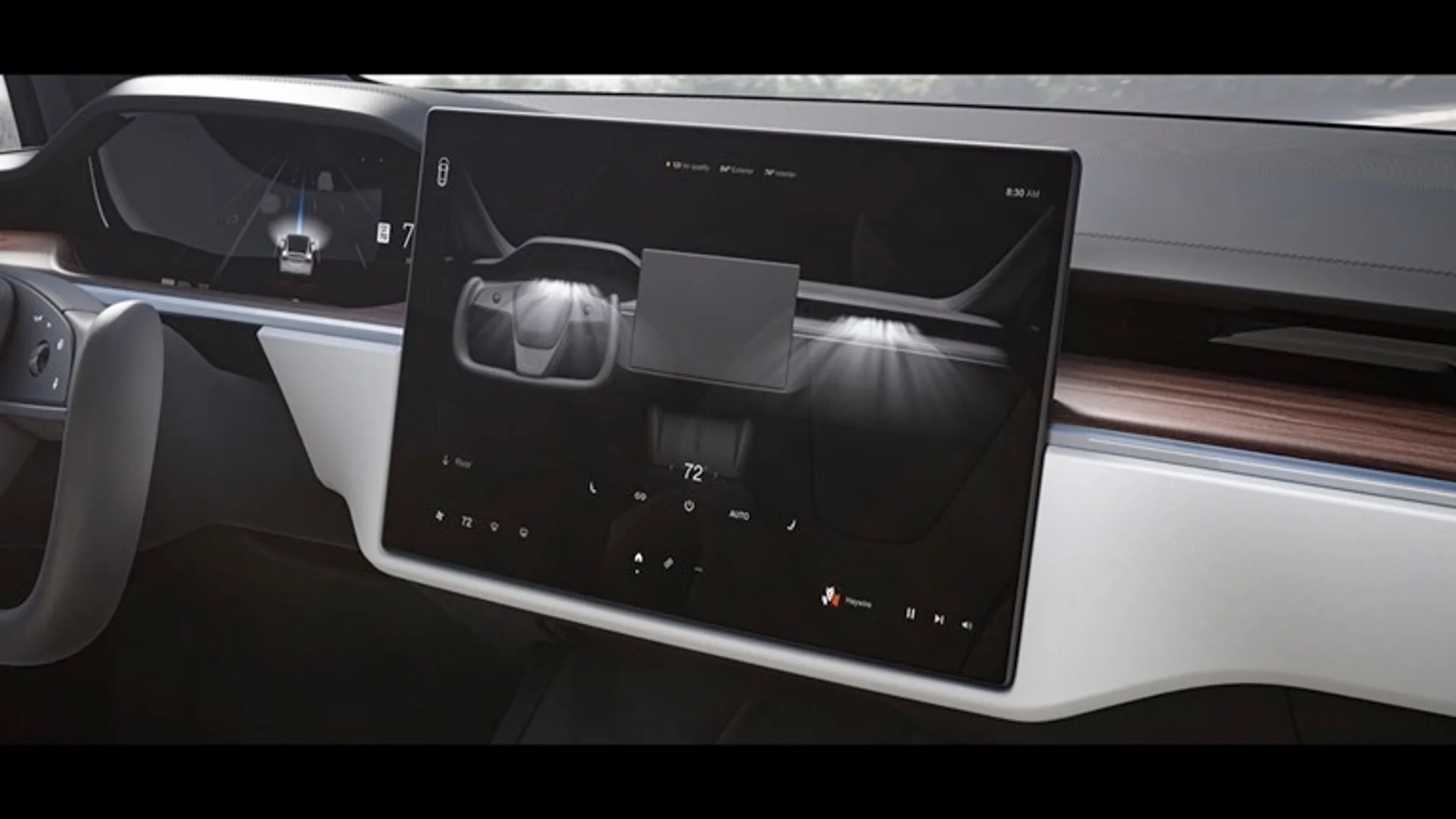 Elettronauti - Tesla Model X Model X Plaid - dettaglio
