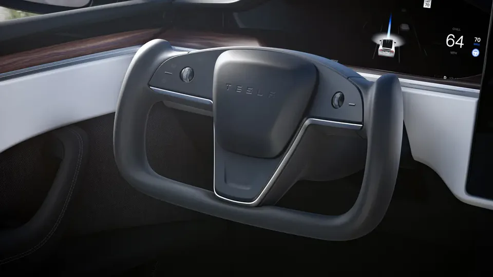 Elettronauti - Tesla Model X Model X Plaid - infotainment