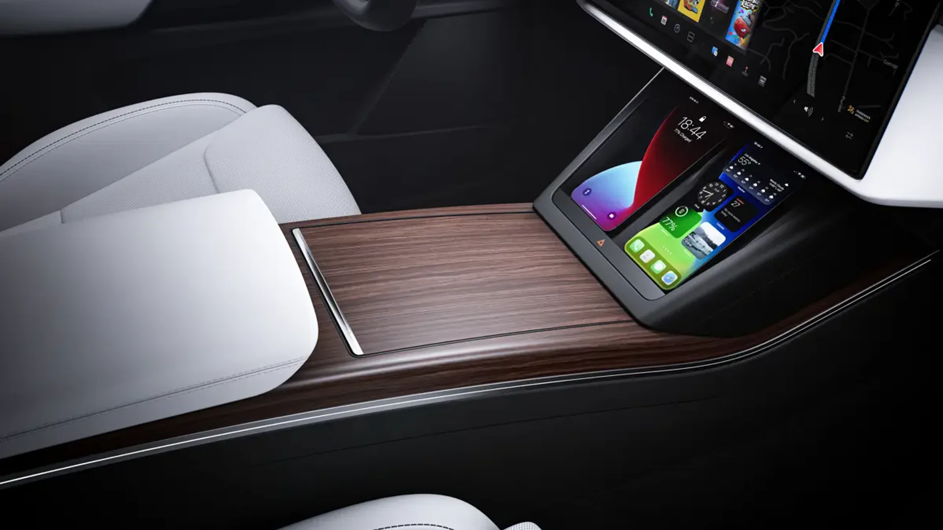 Elettronauti - Tesla Model X Model X Plaid - interni