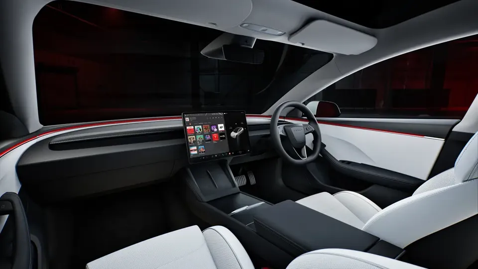 Elettronauti - Tesla Model 3 Performance - Plancia - Vista della plancia