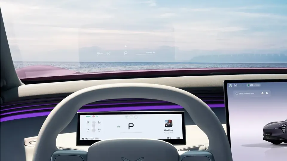 Elettronauti - XPENG L03 71.2 kWh AWD Performance - Infotainment - Vista della plancia
